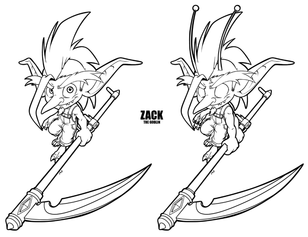 Multi-Arms & Brain Antennae - Lineart - By RachelTheFictionkin.png